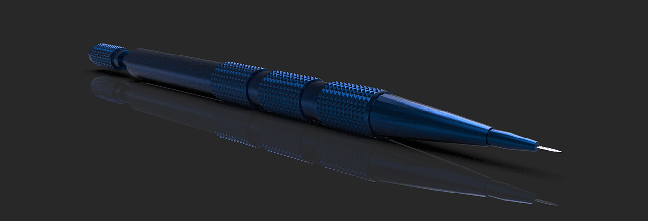 3d rendering of a sapphire blade