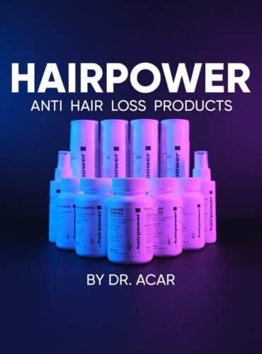 Dr. Acar's hairpower Anti Hair Loss supplement series