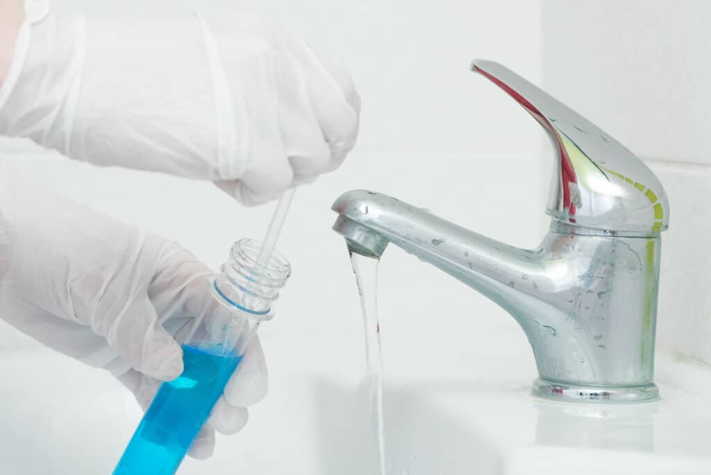 Tap water analysis quality control