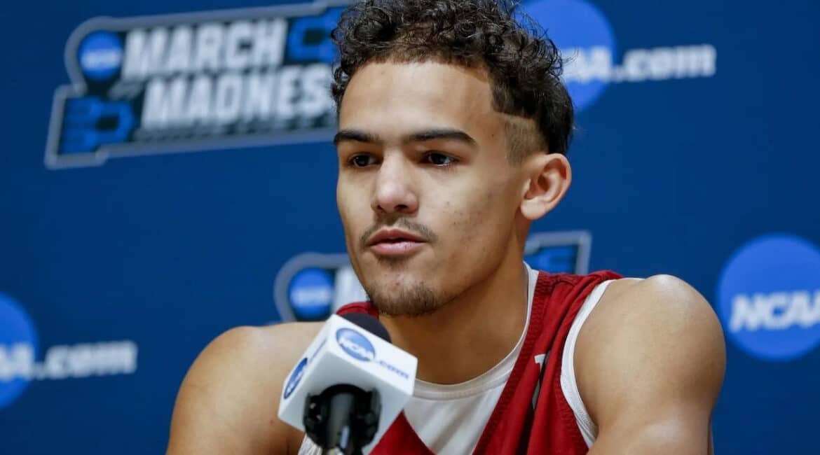 Photo of Trae Young Hair during a press conference
