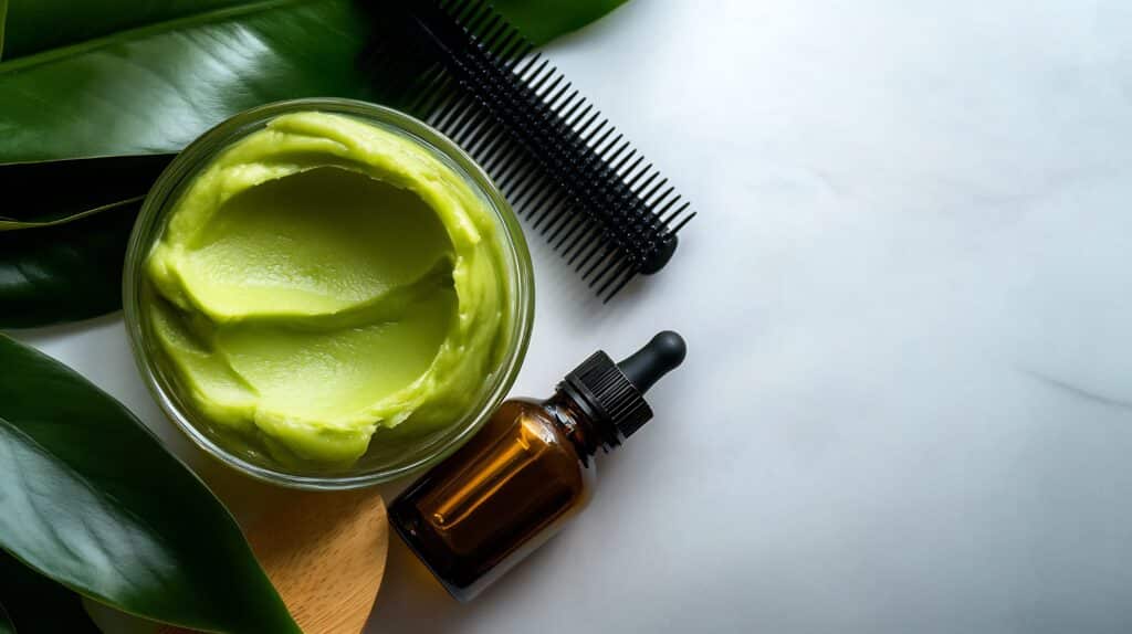 Olio di avocado per capelli
