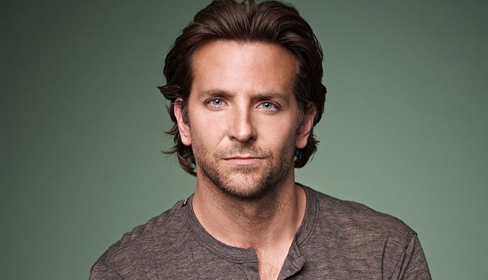 Bradly Cooper with full head of hair