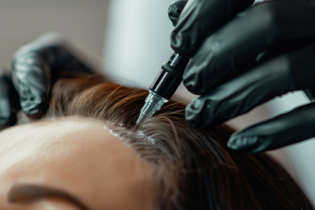 Haar pigmentatie creëert de illusie van meer dichtheid en een natuurlijke haarlijn