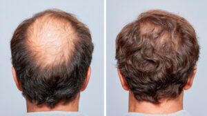 Les solutions modernes montrent combien de cheveux sur une tête peuvent être restaurés après une chute