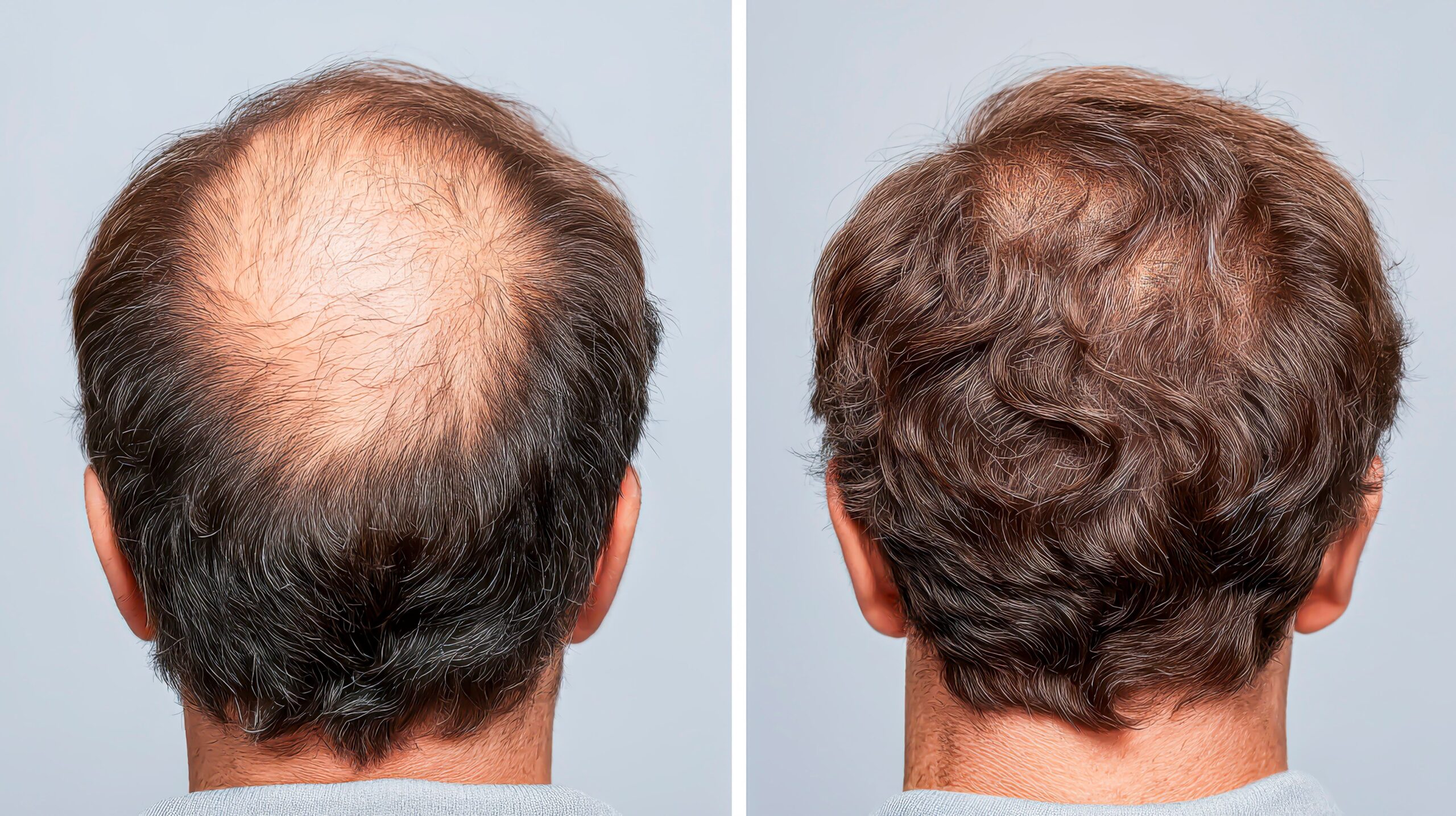 Les solutions modernes montrent combien de cheveux sur une tête peuvent être restaurés après une chute