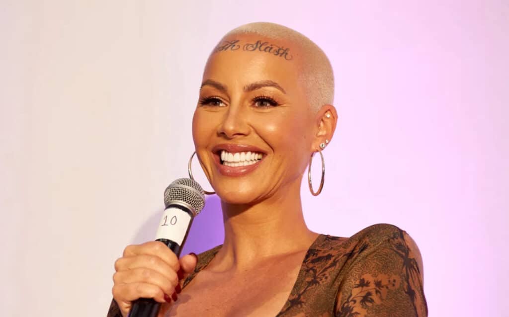 Amber Rose’s permanently bald head proves feminine style can thrive without hair