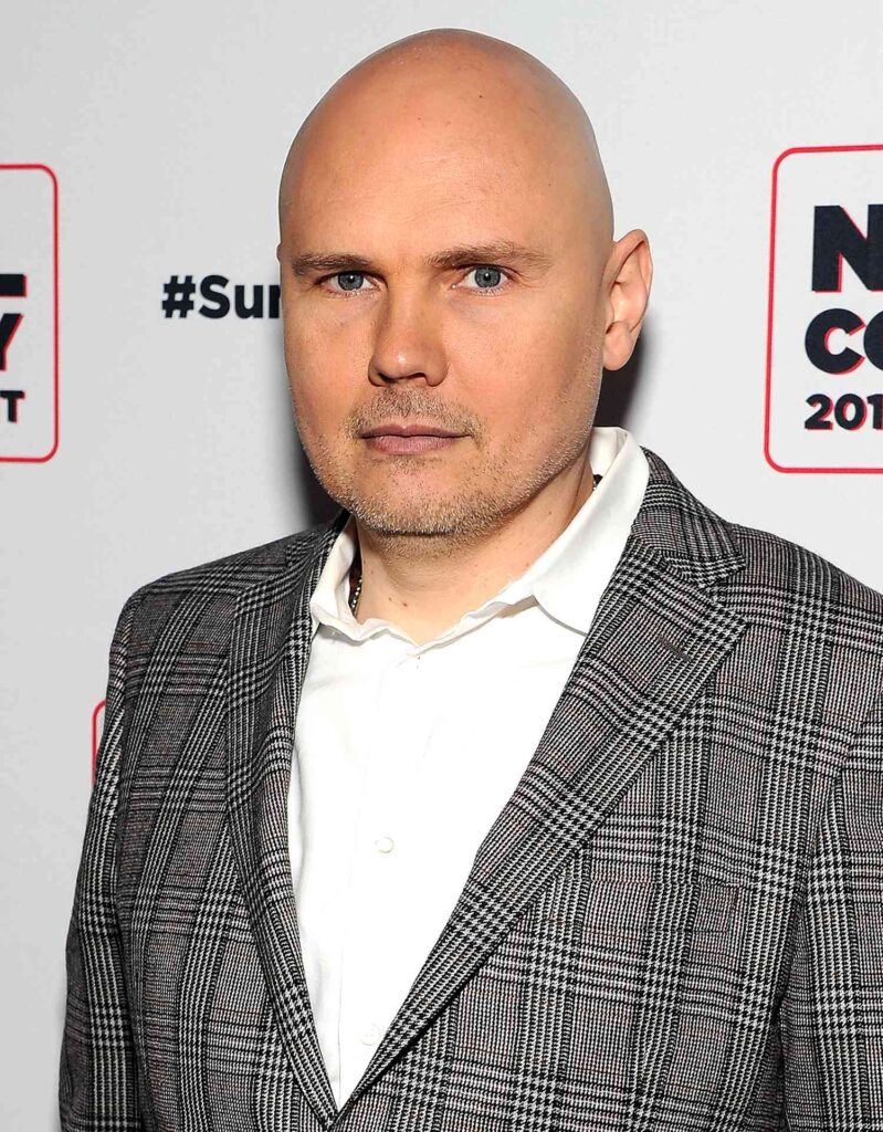 Billy Corgan’s bald look became synonymous with 90s rock rebellion