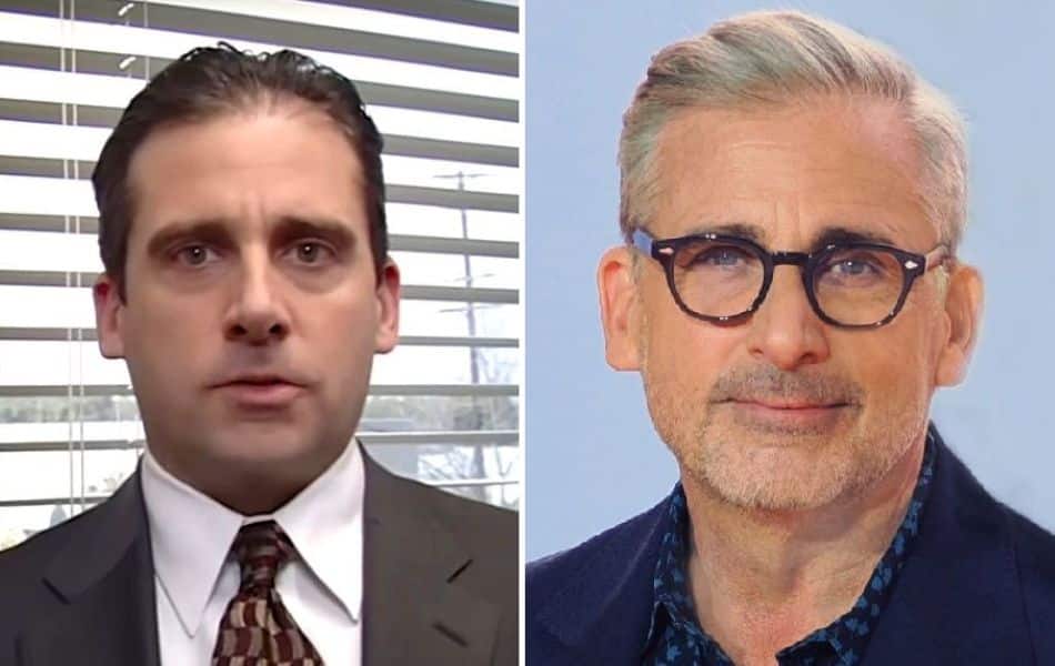 Évolution de la coiffure de Steve Carell au fil du temps
