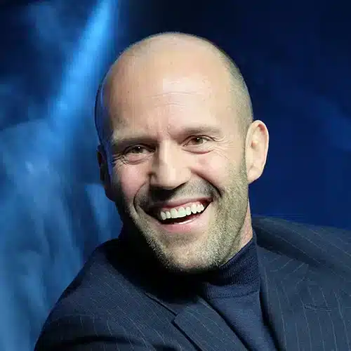 Foto della calvizie di Jason Statham