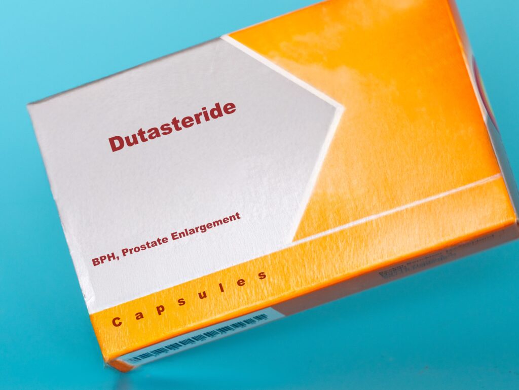 Confezione di capsule (o compresse) di Dutasteride