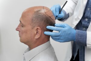 De grafts worden tijdens de haartransplantatie nauwkeurig ingebracht en zijn na ongeveer 10 dagen doorgaans stevig verankerd.